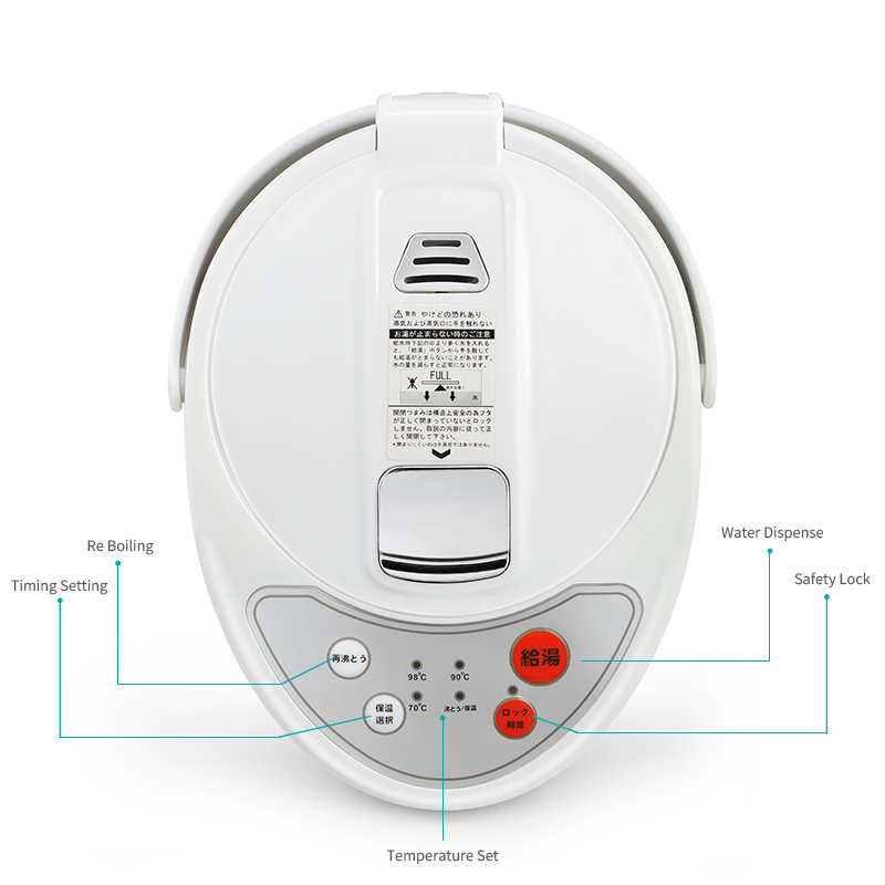  AECCN 3.8CG2 2.5L ЖК-дисплей на заказ, установка температуры, таймер, замок для безопасности детей, электрический чайник для кофе, чайник с горячей водой